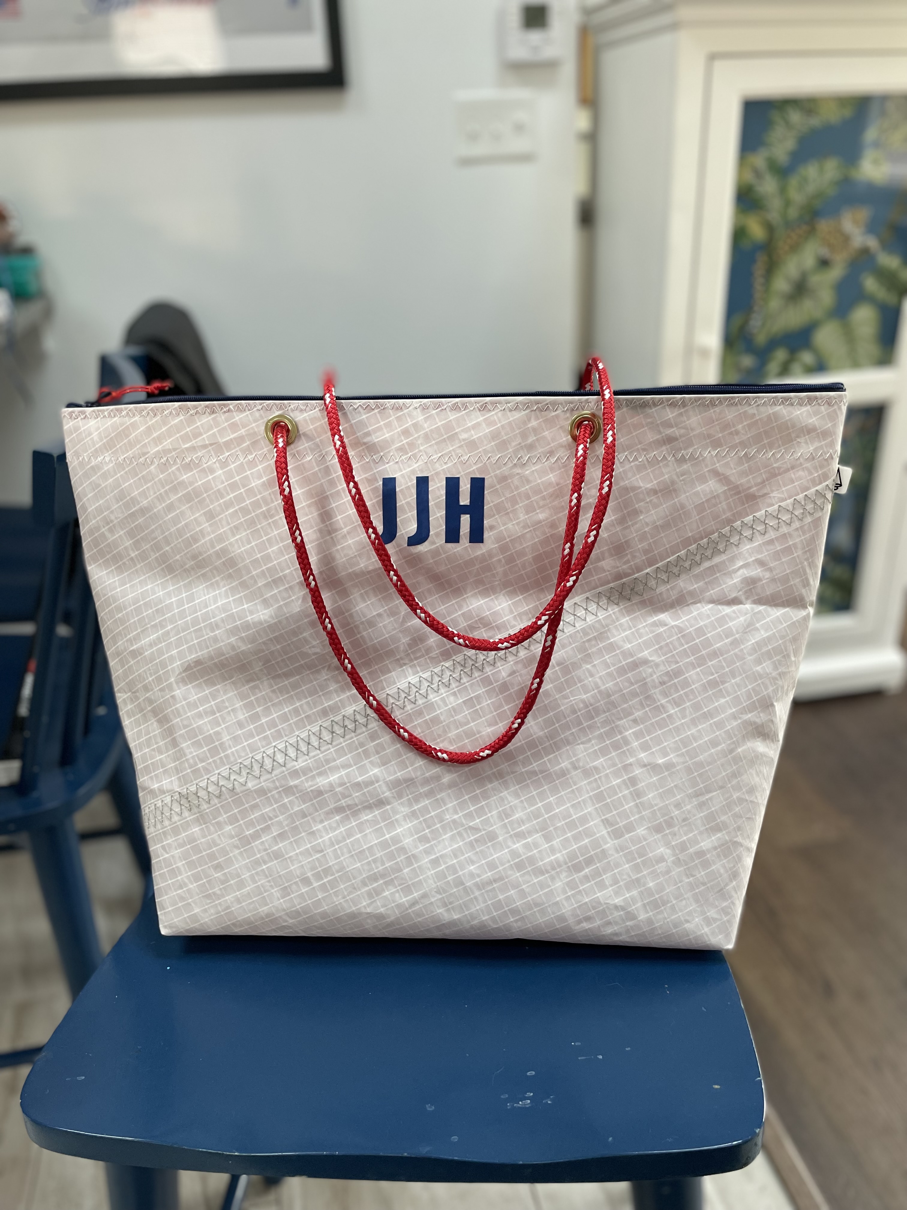 Monogrammed JJH tote